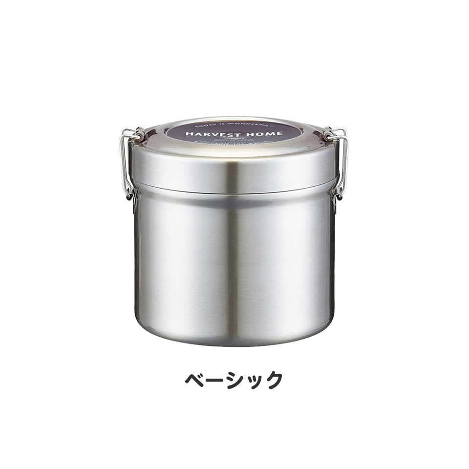 抗菌 保温 弁当箱 真空 ステンレス ランチボックス 総容量 820ml ベーシック セパレート設計 保温｜skater-koshiki｜02