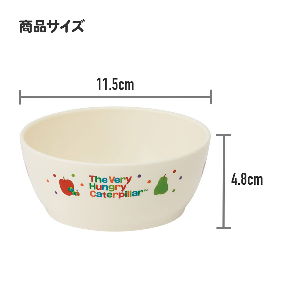 食洗機対応ポリプロピレン製ボウル 食器 お椀 茶碗 小鉢 器 ボウル 子ども用 小鉢 軽量 ハローキティ キティ ミッキー はらぺこあおむし XP14 スケーター | スケーター | 04