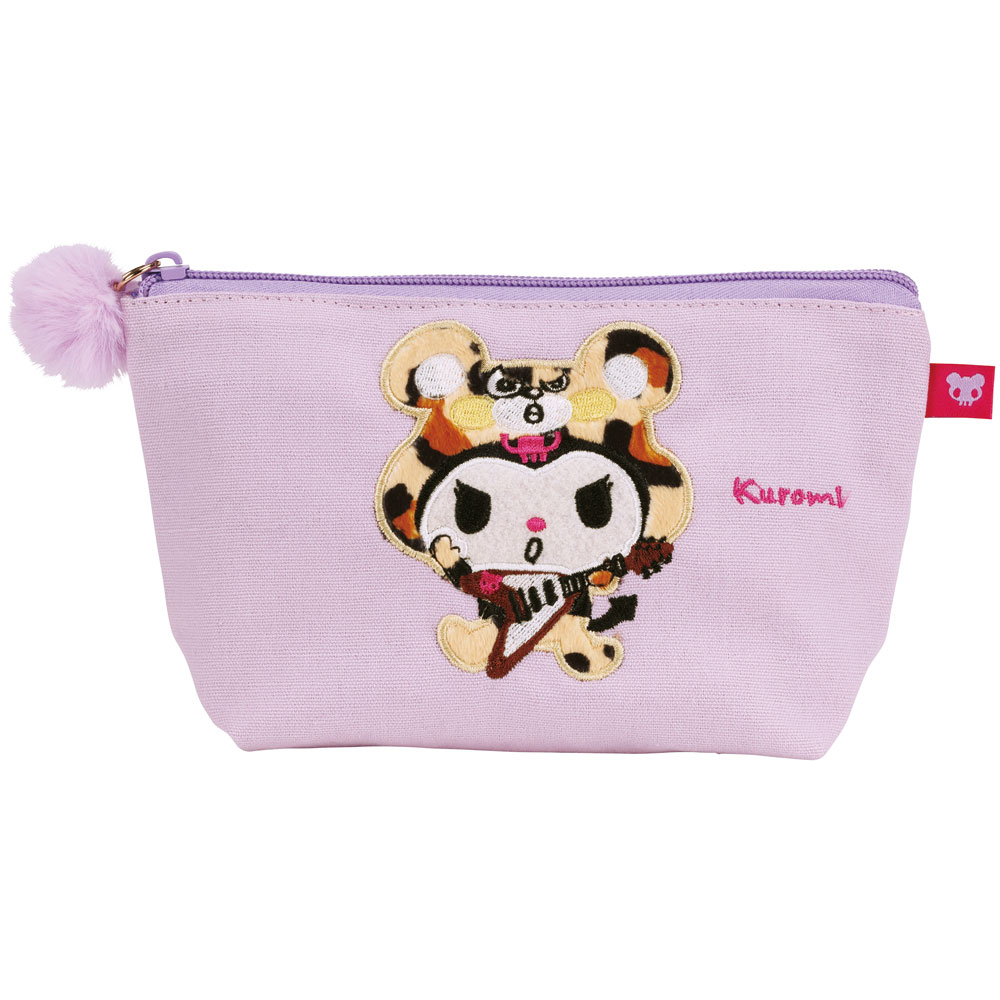 Yahoo! Yahoo!ショッピング(ヤフー ショッピング)フラット ポーチ 小物入れ 小さめ 収納 キャラクター ミニ マチあり ファスナー skater スケーター ZFP1 クロミ かぶりもの クロミちゃん 女の子 女子