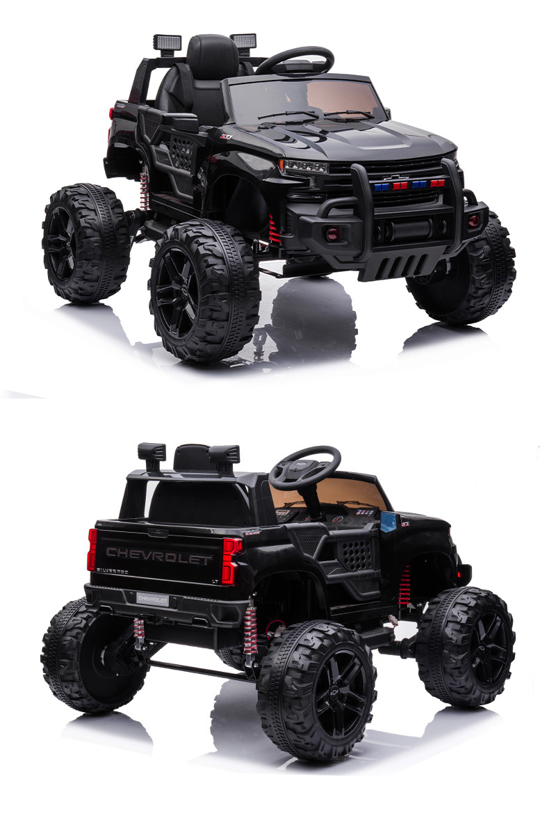 AIJYU TOYS 電動乗用ラジコン 電動乗用カー シボレー モンスタートラック 4WD 乗用玩具 子供 乗れる おもちゃ 誕生日 プレゼント  男の子 女の子 [BDM0928G]