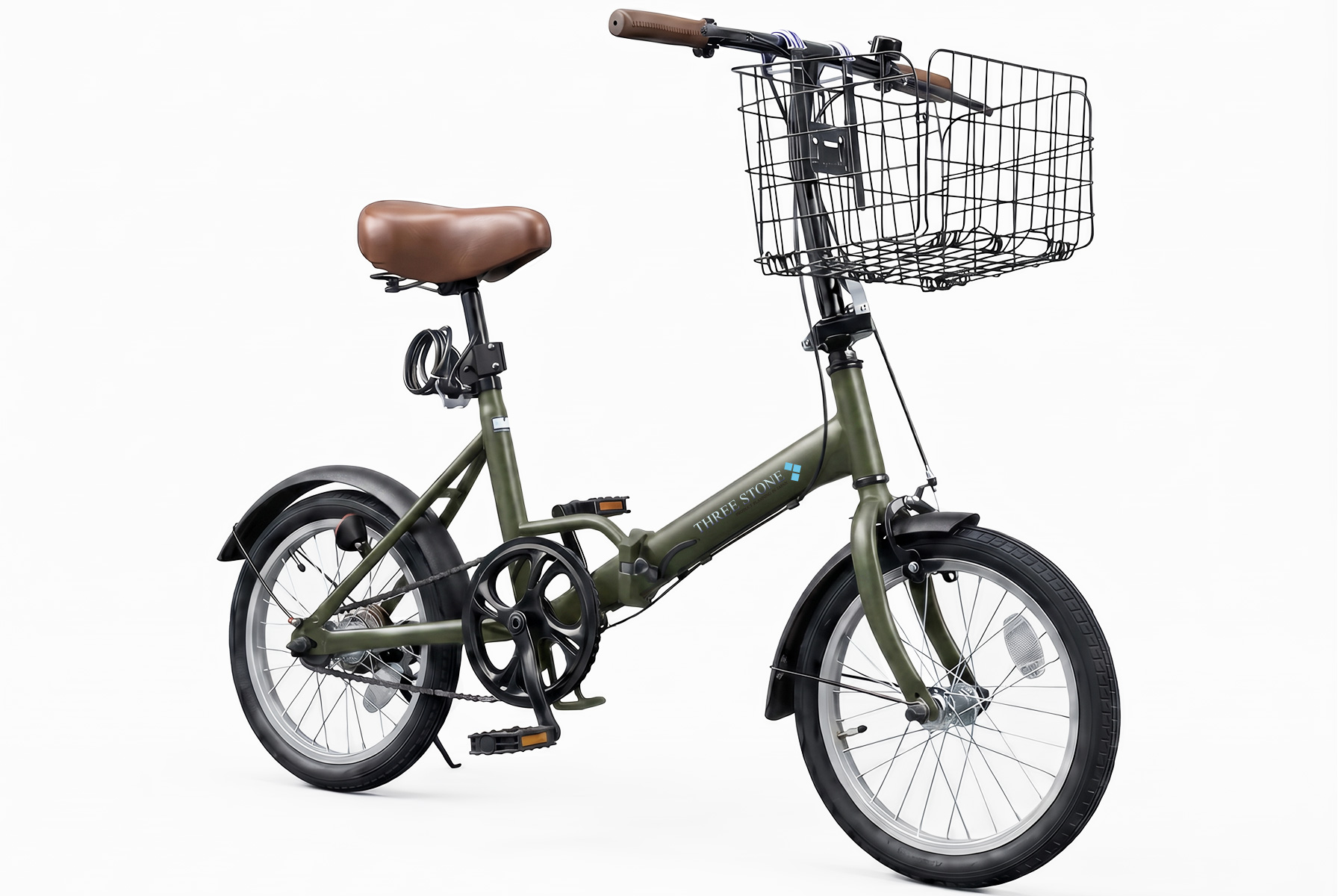アイジュサイクル 折りたたみ自転車 16インチ 軽量 シングルギア