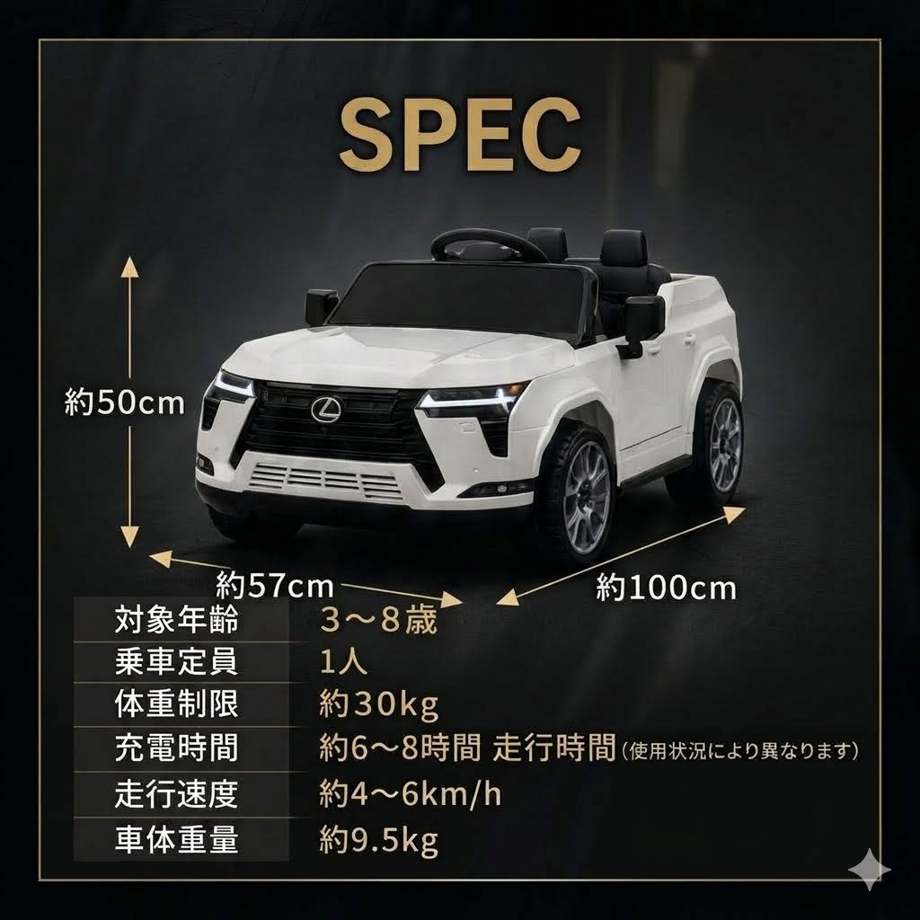 AIJYU TOYS（アイジュトイズ） [完成車発送] 新商品 乗用玩具 電動