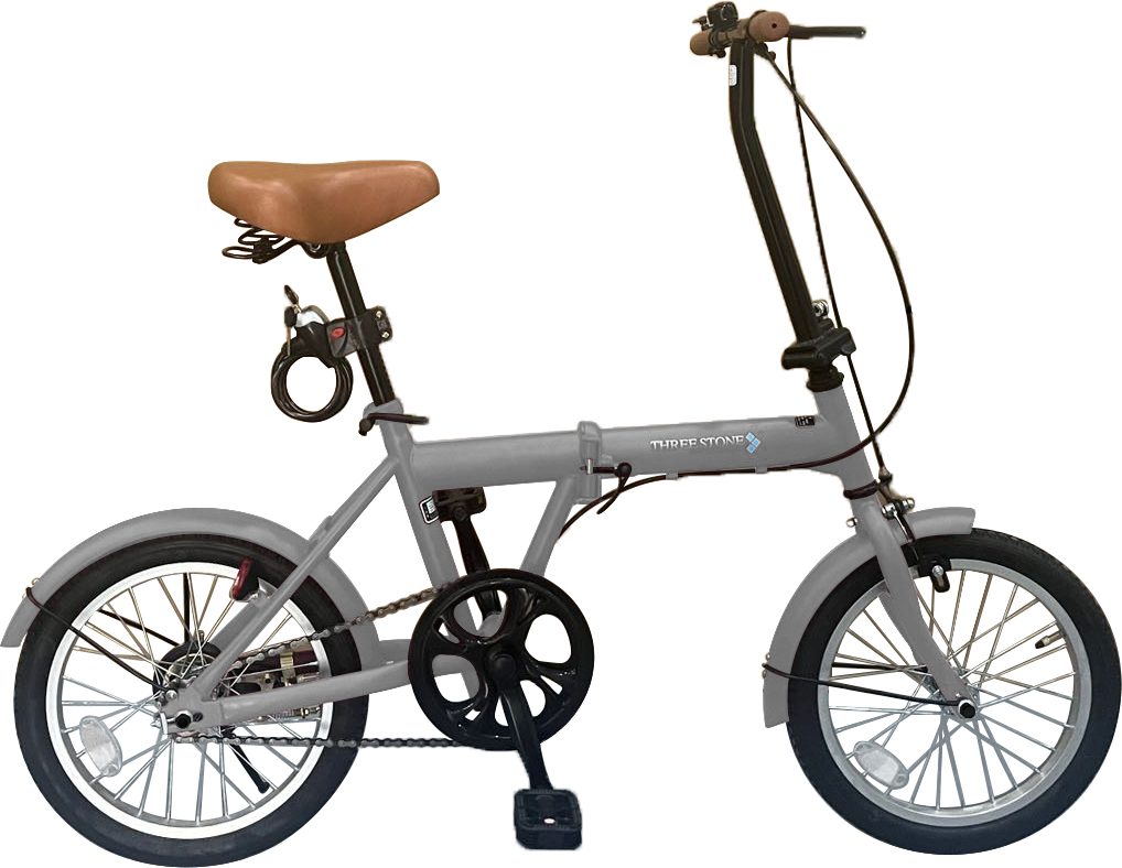 AIJYU CYCLE 折りたたみ自転車 16インチ 軽量 コンパクト シングルギア LEDライト ロック錠 空気入れ プレゼント 通販 [SK-16]｜skcorp-store｜04