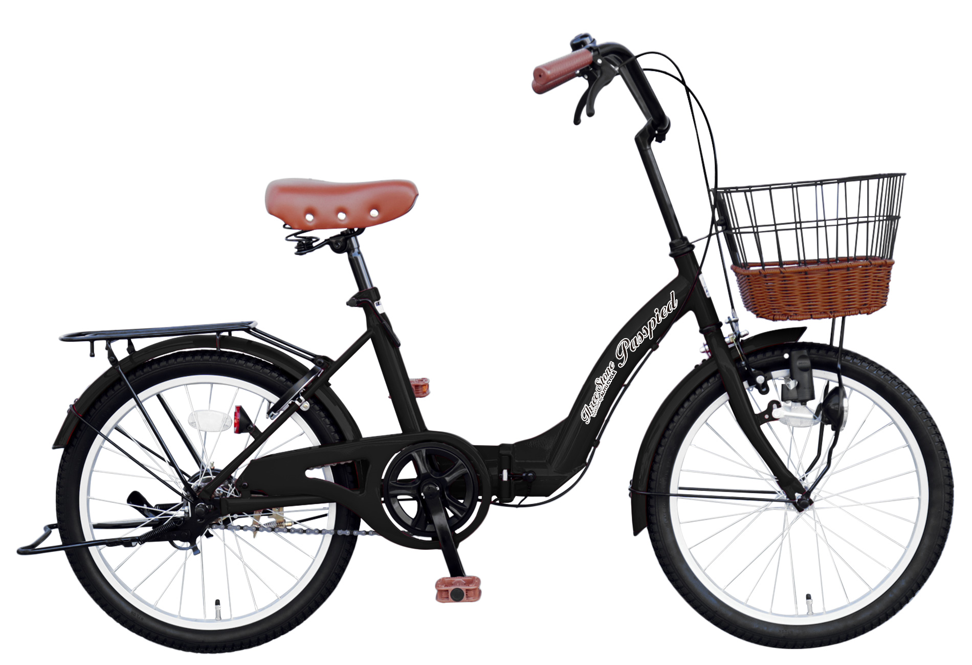 【新商品・空気入れ付き】AIJYU CYCLE シティサイクル 折りたたみ自転車 20インチ 折り畳み 自転車 荷台付き 鍵付き 両立スタンド ママチャリ [TS20M]｜skcorp-store｜02