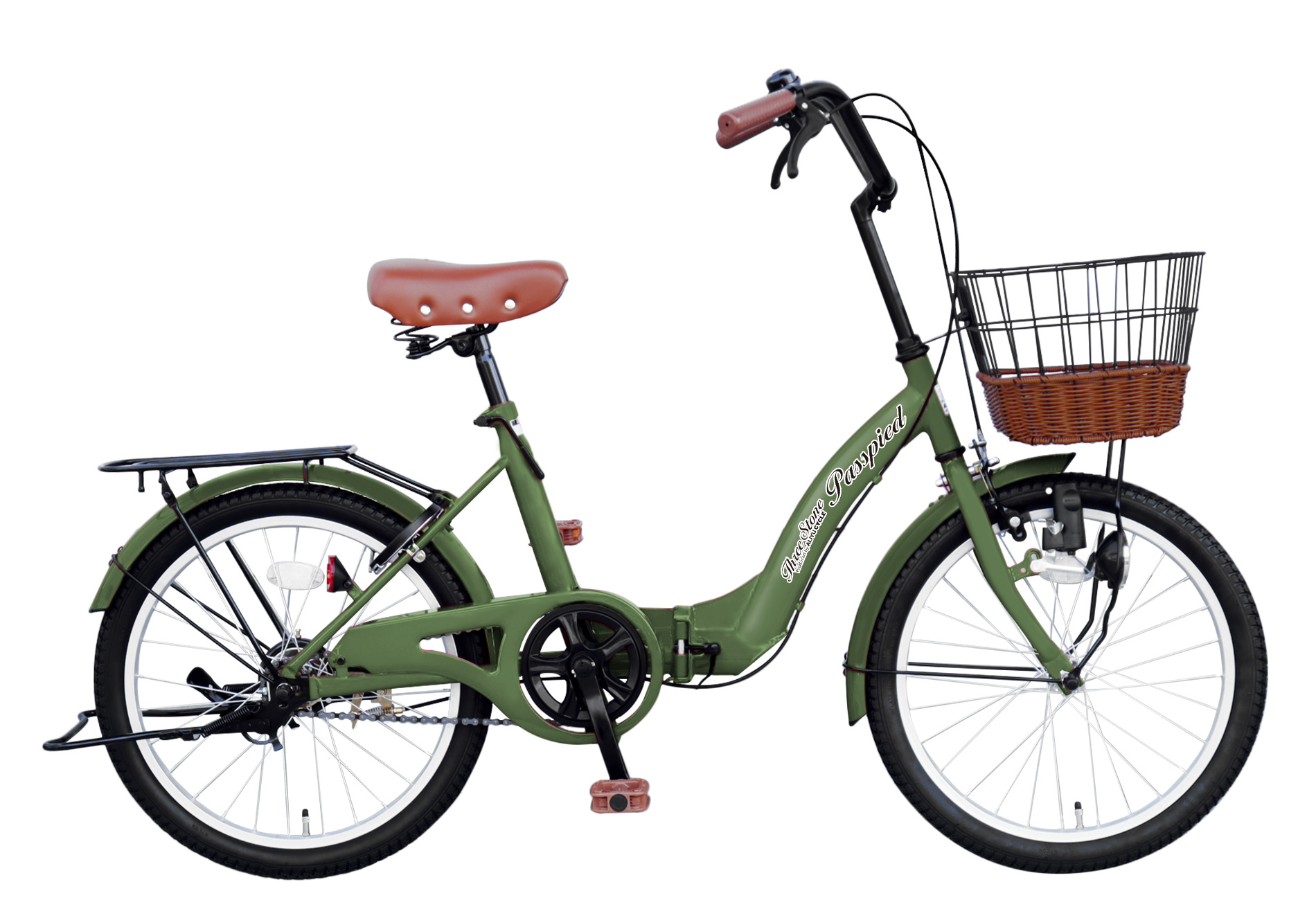 【新商品・空気入れ付き】AIJYU CYCLE シティサイクル 折りたたみ自転車 20インチ 折り畳み 自転車 荷台付き 鍵付き 両立スタンド ママチャリ [TS20M]｜skcorp-store｜04