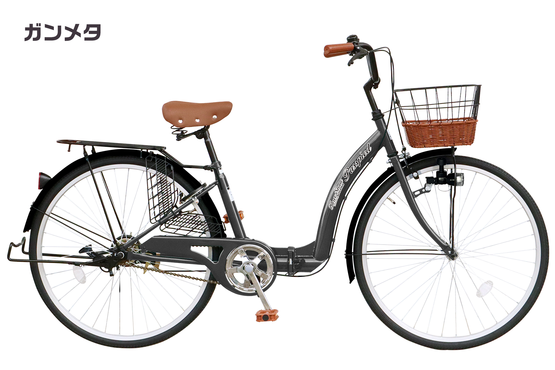 瀧　フラットハンドル　27インチ 自転車　切り替え6段　LEDライト付き　鍵無し 楽天市場】27型 6段変速 自転車の通販
