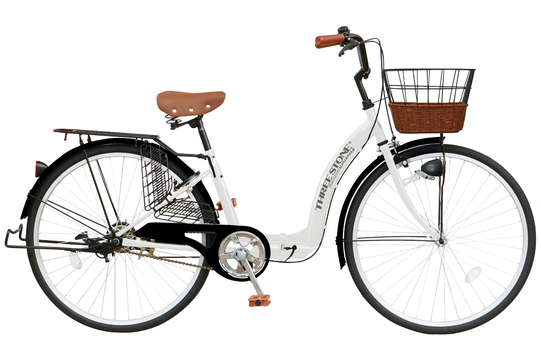 アイジュサイクル AIJYUCYCLE ノーパンク 自転車 シティサイクル 26