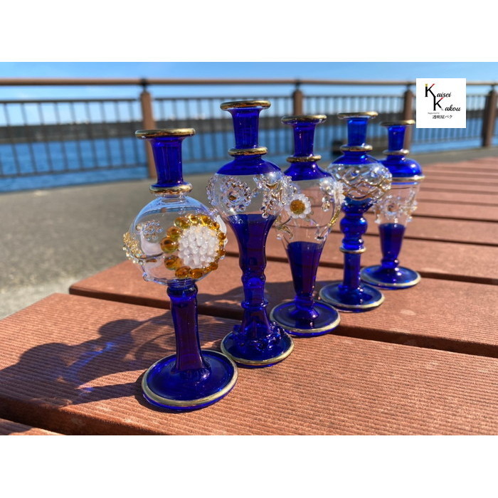 完売 ファンシーエジプトボトル 蓋のみ ハーバリウム ボトル ガラス瓶 香水瓶 パフュームボトル ハーバリウムボトル おしゃれ