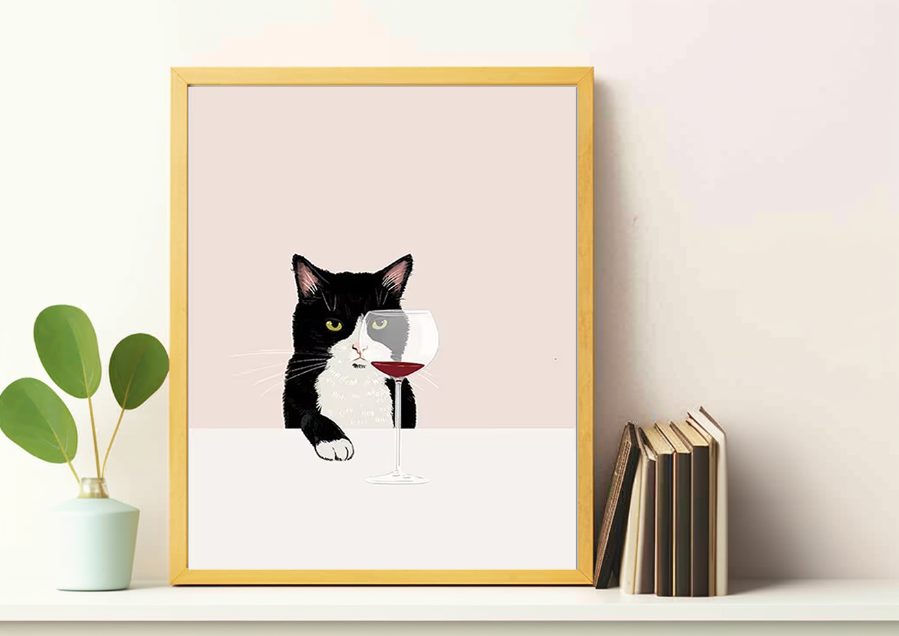 猫 板絵 日本画 フレーム入アウトレット ショップ