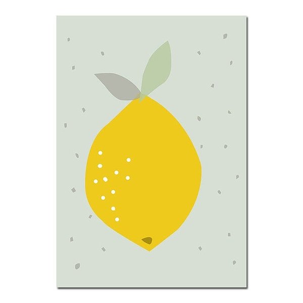 額付 アートポスター アートフレーム おしゃれ 絵画 北欧 果物レモン