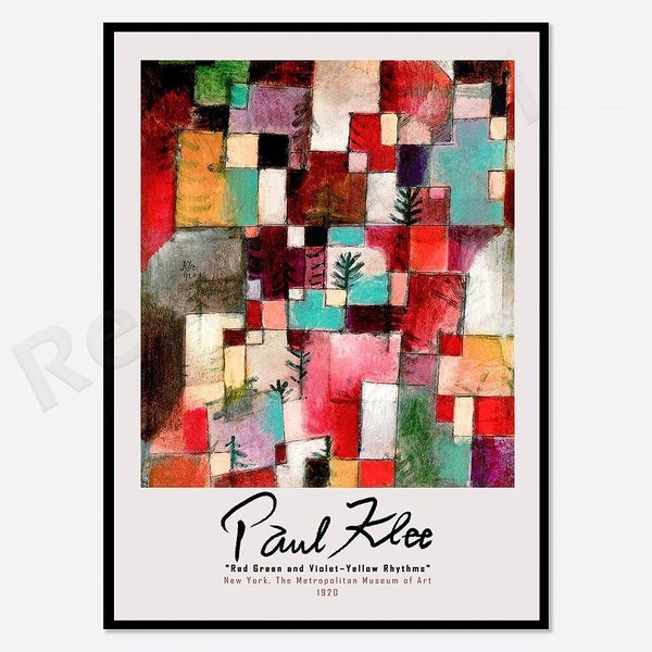 アートポスター アートパネル アートフレーム インテリア おしゃれ 絵画 抽象画シリーズ パウル・クレー ポスター Paul Klee デザインNO-4