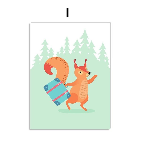 アートポスター インテリア ポスター おしゃれ 絵画 壁 北欧 イラスト 動物シリーズ リス デザインno I A3 Ska I スケッチ 通販 Yahoo ショッピング