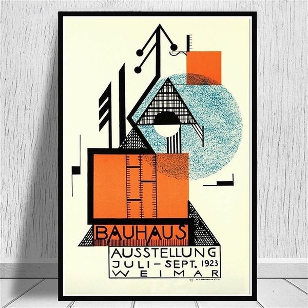 Bauhaus バウハウス｜Running Bauhaus A2 Black アートポスター
