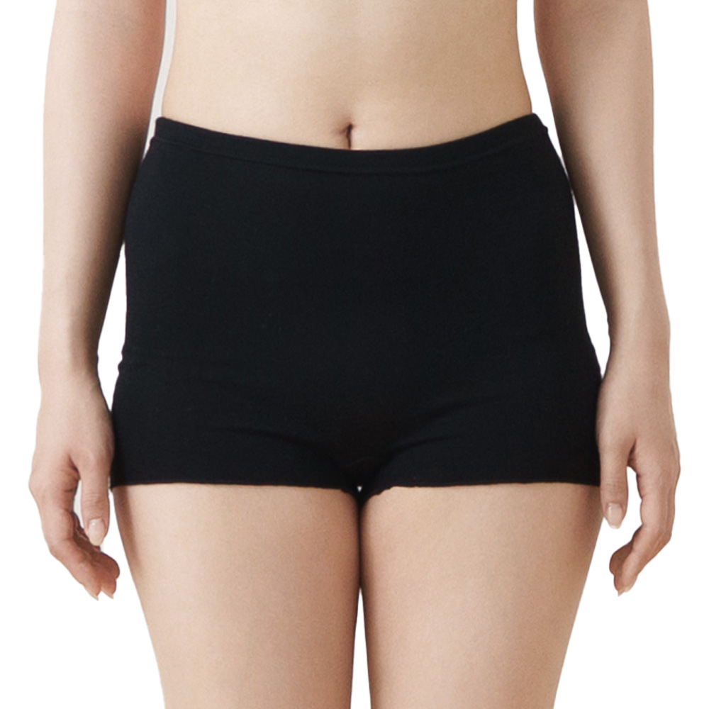 白鷺ニット 綿ガーゼ ショーツ レディース 綿 ボクサー 1分丈 日本製