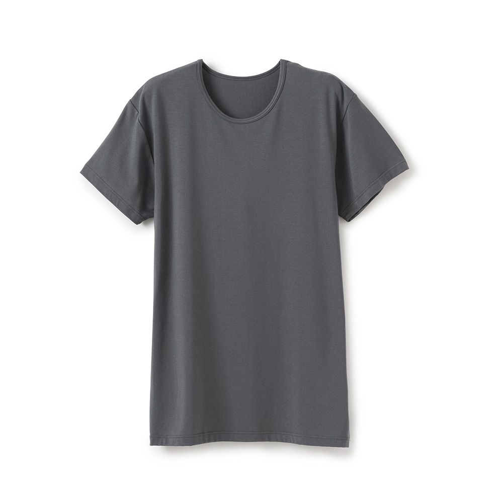 丸首　半そでシャツ Tシャツ メンズ 半袖 丸首 ポケット付き 無地 カジュアル