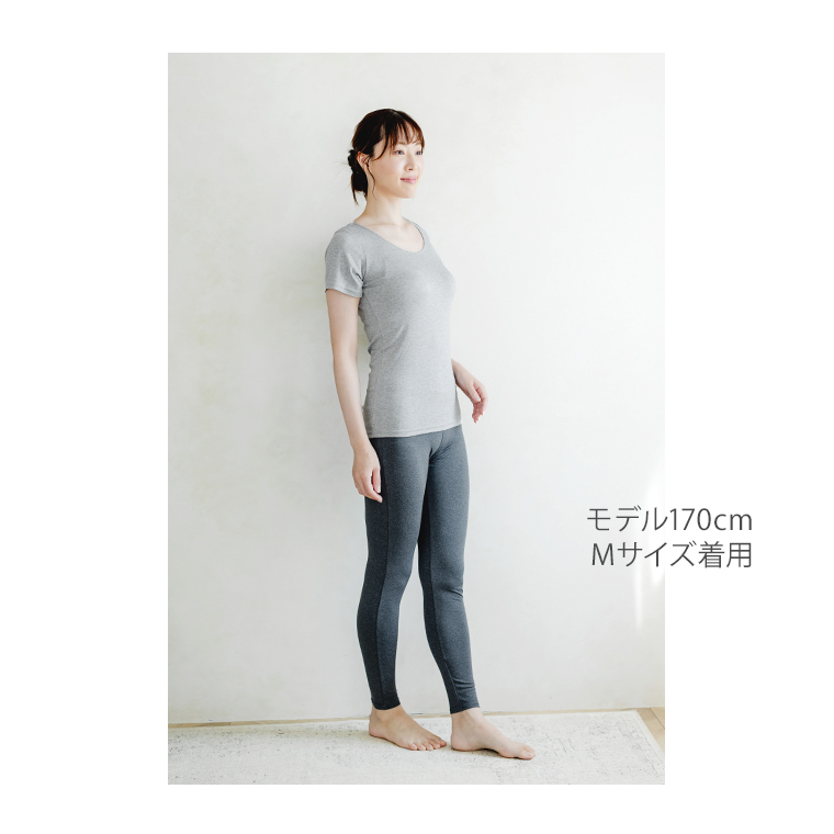 はまたろー　新品　未使用　ESSENTIALS キッズ　裏起毛　110cm 白鷺ニット 送料無料 10分丈 スパッツ 裏起毛 タイツ ボトムス