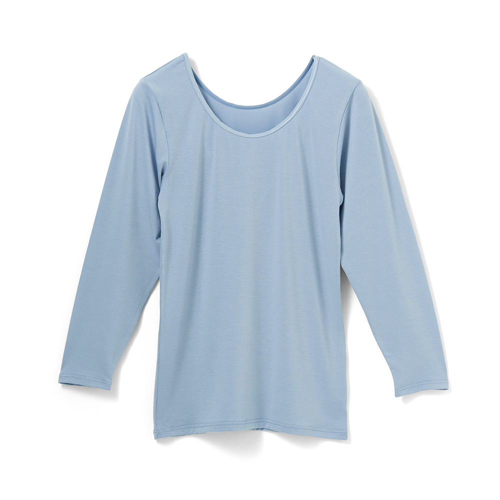 白鷺ニット 肌ケア インナー 8分袖 ビタミン コラーゲン アミノ酸 加工