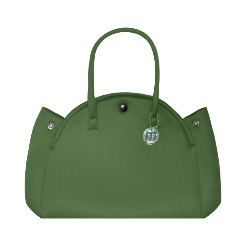 ネオプレン トートバッグ ハンドバッグ バッグ ブランド 春 夏 洗える ネオプレーン ウェットスーツ素材 レディース 軽量 ゴルフ 旅行 丸型 全色 | ブランド登録なし | 02