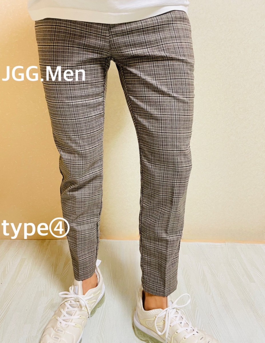 JGG.Men ジェイジージーメン スーツ スキニーパンツ チェック柄 