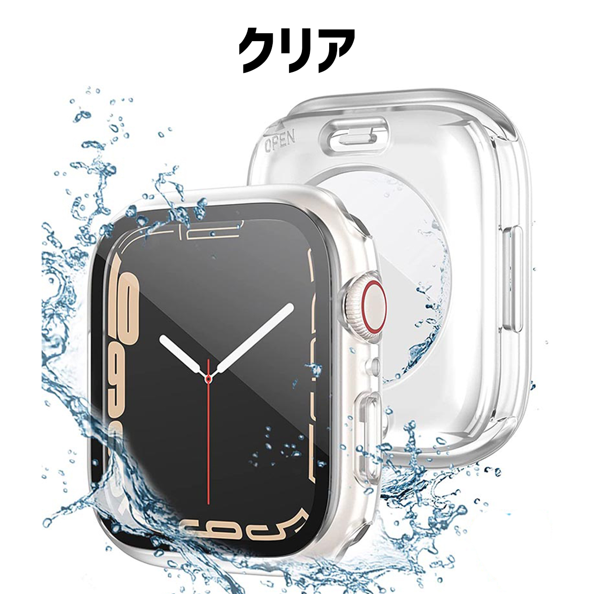 アップルウォッチ カバー apple watch 防水 ケース 全面 保護 applewatch 40mm 44mm 41mm 45mm｜skstore30｜07