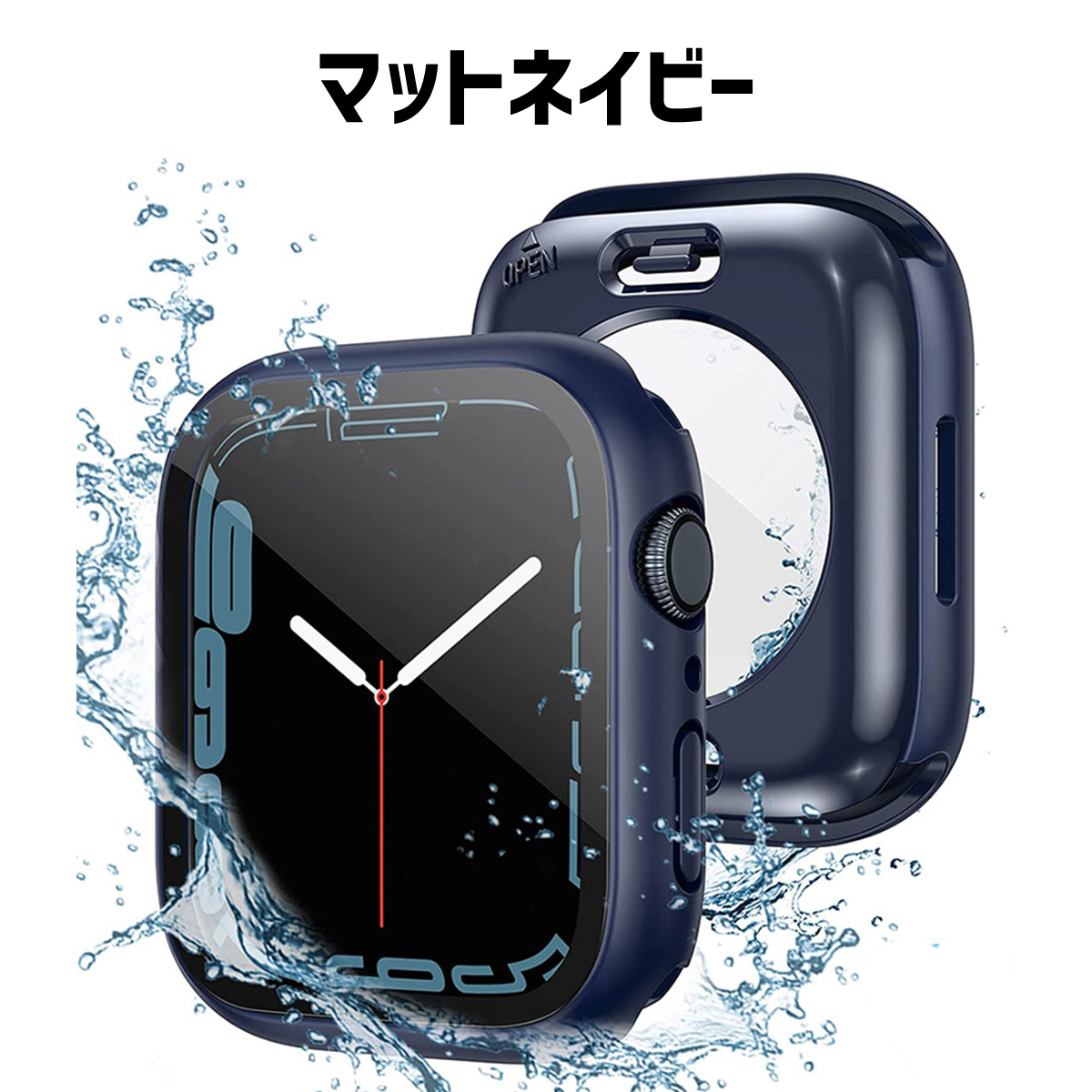アップルウォッチ カバー apple watch 防水 ケース 全面 保護 applewatch 40mm 44mm 41mm 45mm｜skstore30｜08