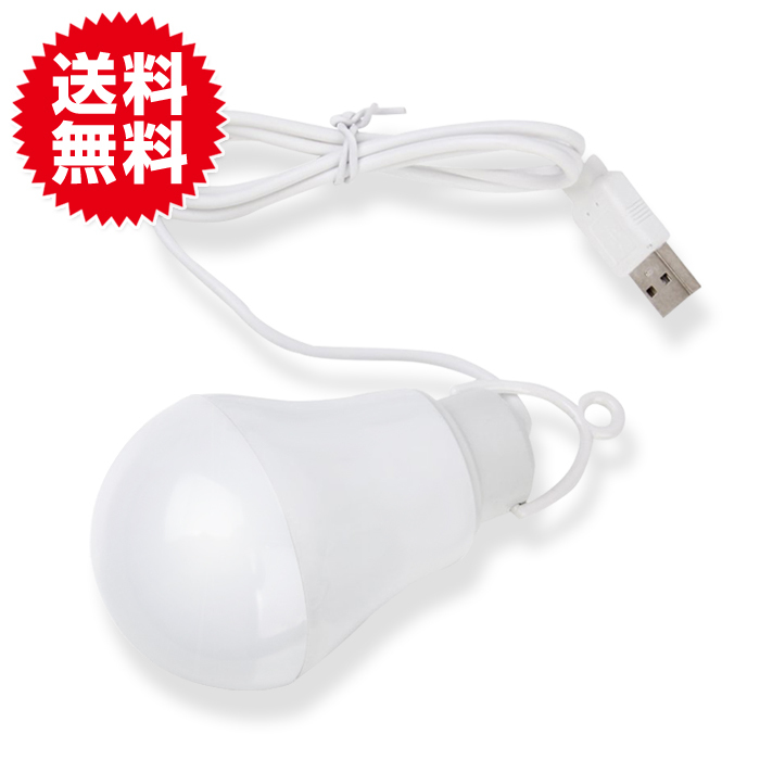 LED ポータブル ランプ 電球 USB パワード DC 5V 5W
