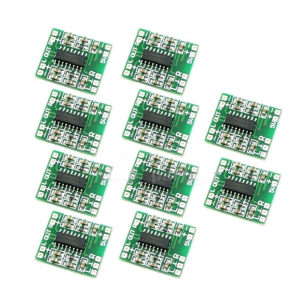 HiLetgo 10PCS PAM8403 2 * 3W クラスD ミニ デジタル パワー アンプボード AMP 2.5-5V入力 送料無料  :1180:skyヤフーショップ - 通販 - Yahoo!ショッピング