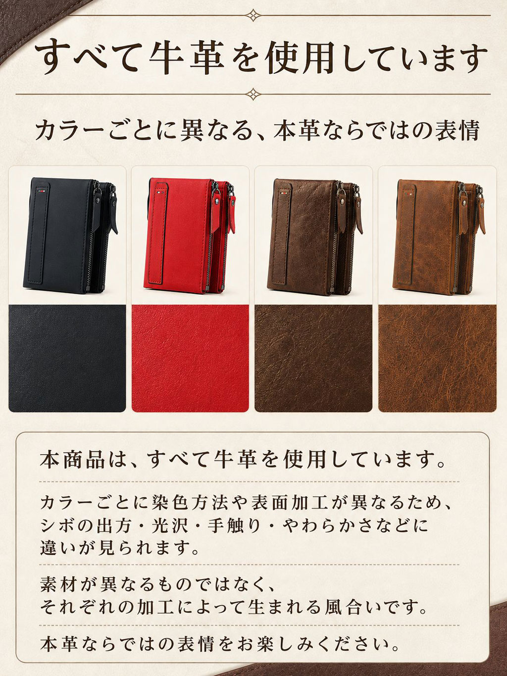 財布 メンズ 二つ折り 本革 レザー 20代 30代 40代 50代 60代