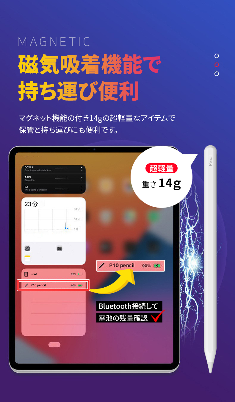 iPad ipad タッチペン 極細 電池不要 スタイラスペン 第9世代 iPad ipad タッチペン 極細 電池不要 スタイラスペン 第9世代