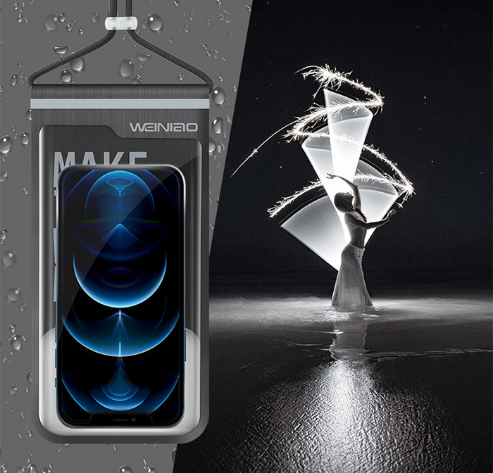 スマホ防水ケース iphone 防水スマホケース 浮く 完全防水 IPX8 7.5インチ以下機種対応...