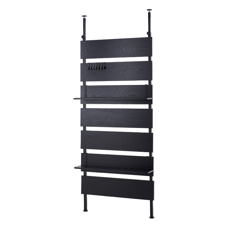 突っ張りラック スリム 棚 おしゃれ diy 幅80 壁面収納 ラック ウッド