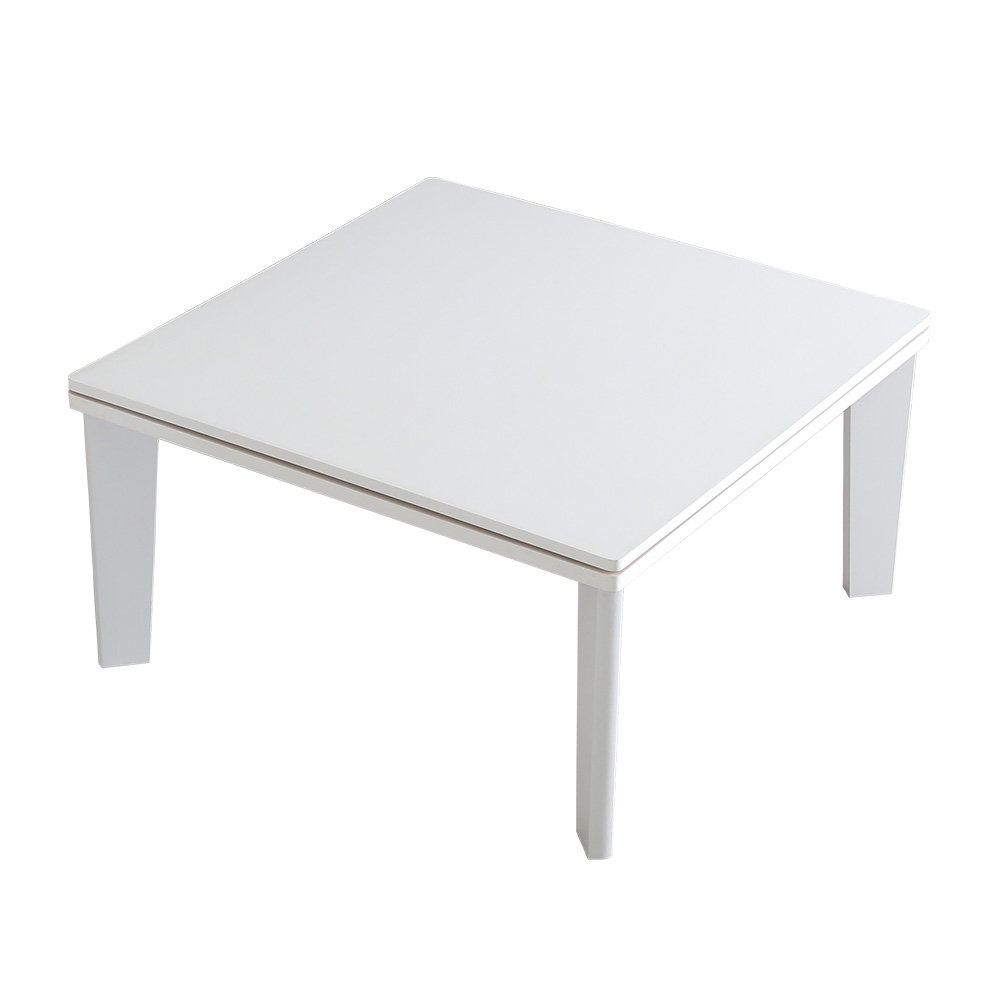 こたつ こたつテーブル 正方形 おしゃれ 幅70cm 白 ホワイト カジュアル リバーシブル 炬燵 リビングこたつ ちゃぶ台 木製｜sky0815｜02