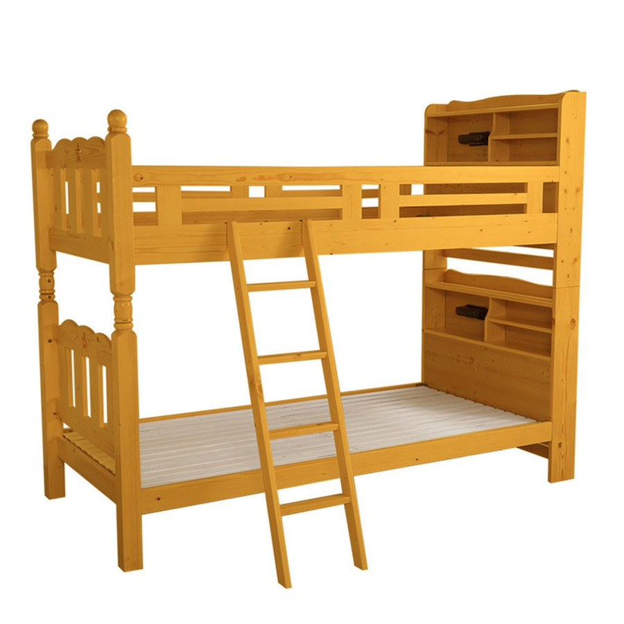 二段ベッド 2段ベッド 子供用ベッド 木製 頑丈 分割 子供 耐荷重100kg 宮付 すのこ シング...