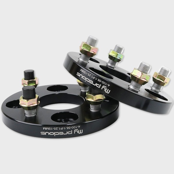協永産業ワイトレ 15㎜ 4H/100 P1.5 15mm スペーサーセット ワイドトレッドスペーサー 4-100-56.1-P1.25-15mm 2枚組 ボルト