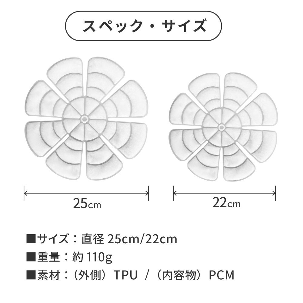 アイスパッド 28度 自然凍結 アイスシート ヘッドクーラー 帽子用保冷