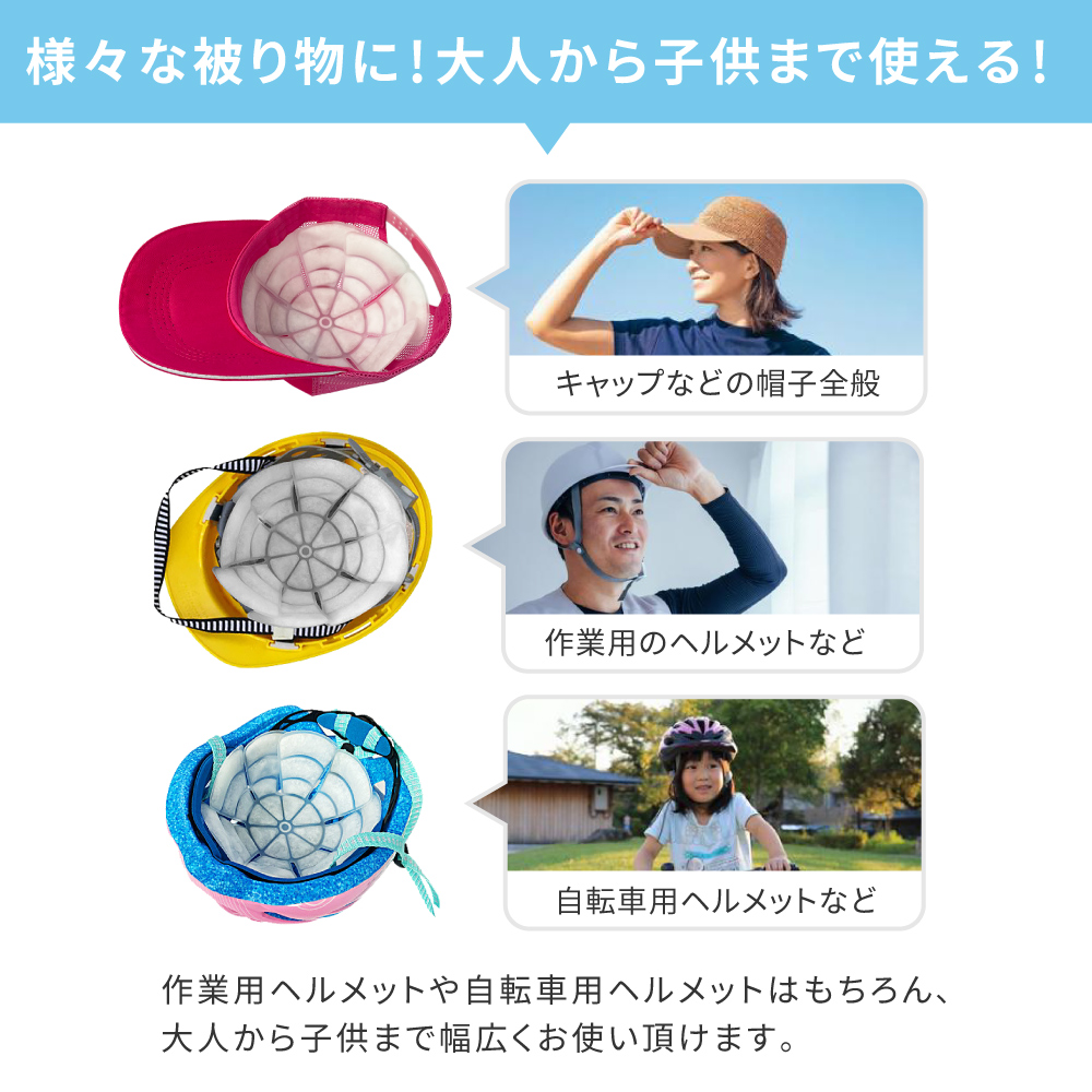 アイスパッド 28度 自然凍結 アイスシート ヘッドクーラー 帽子用保冷
