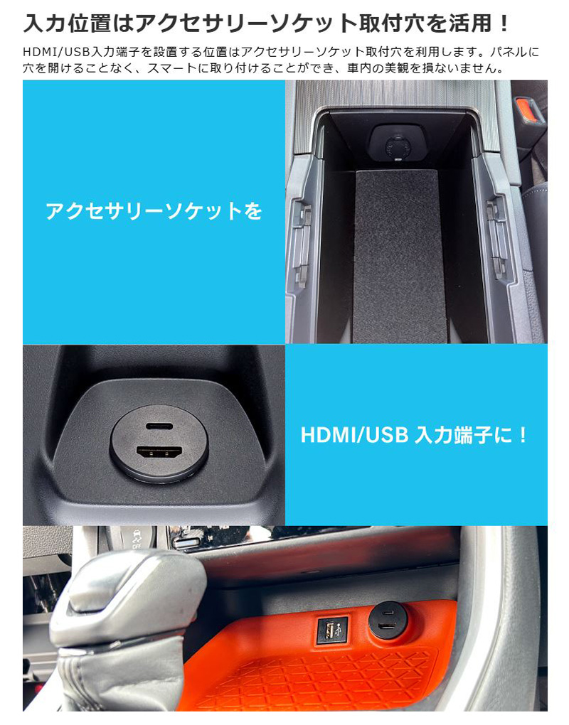 楽天市場】車種専用HDMI映像入力キット HDK03 :トヨタ 純正