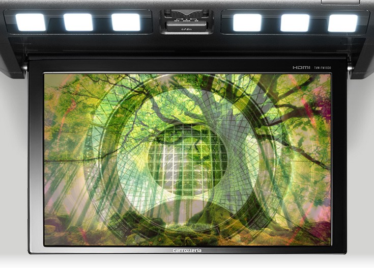 TVM-FW1030-B パイオニア カロッツェリア 10.2型天井取付リアモニター ...