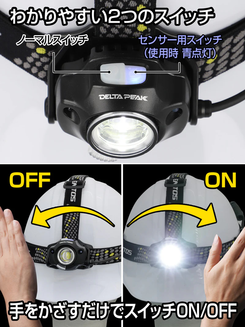 GENTOS（ジェントス） DPX-518H GENTOS DELTAPEAKシリーズ LEDヘッド