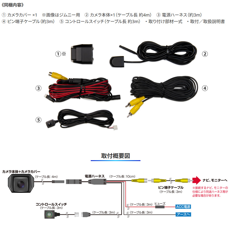 Data System（データシステム） FCK-274J3M マルチVIEWフロントカメラ