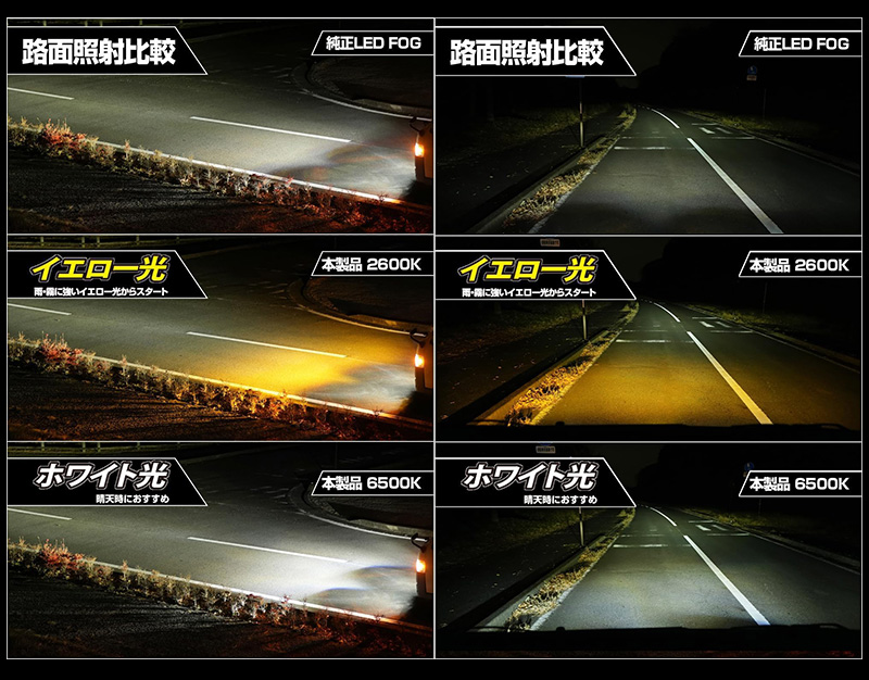 IPF 5LDFLM IPF アイピーエフ LED デュアルカラー フォグランプバルブ