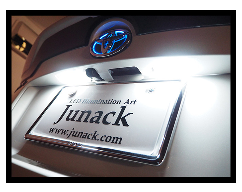 LTE-T3 Junack ジュナック LED Trans Emblem LEDトランスエンブレム スリムライン トヨタ車フロント/リア用  90系ノア/90/80系ヴォクシー/A200A系ライズ等