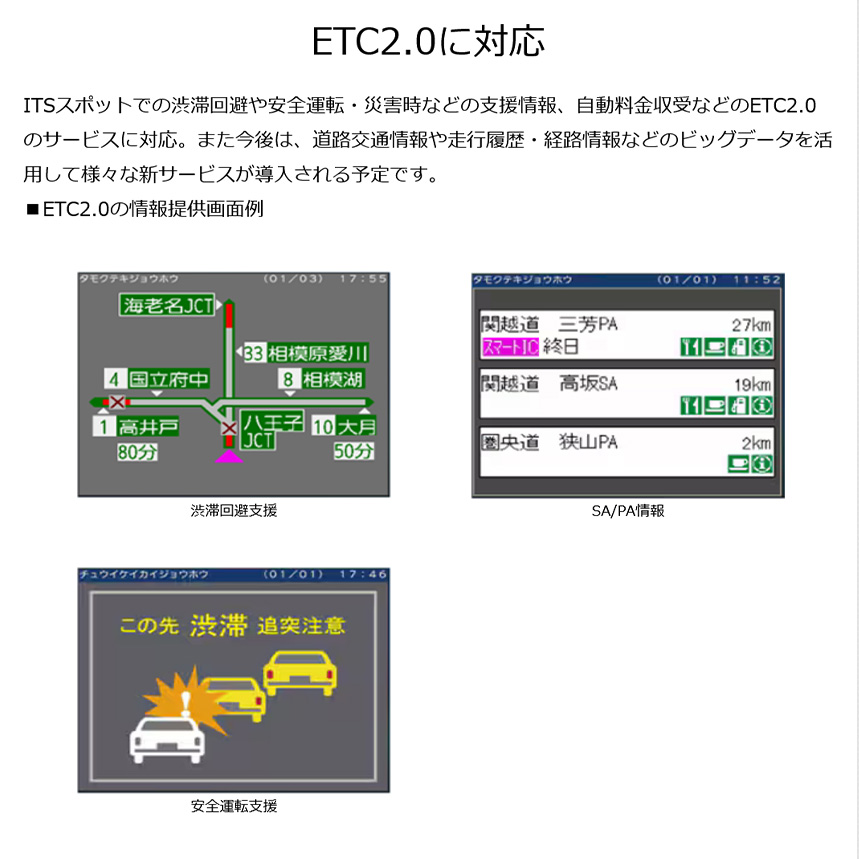 ケンウッド ETC-N3000 KENWOOD ETC2.0車載器 アンテナ分離型