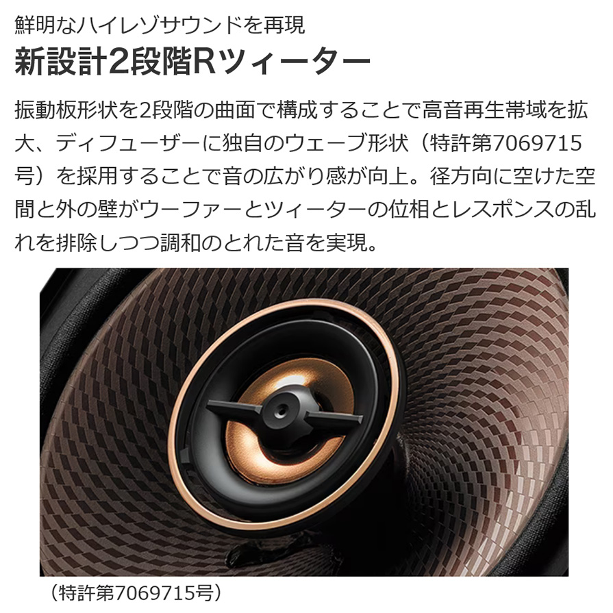ケンウッド カースピーカー KFC-RS125 KFC-RS125 | カスタムフィットスピーカー | スピーカー | KENWOOD