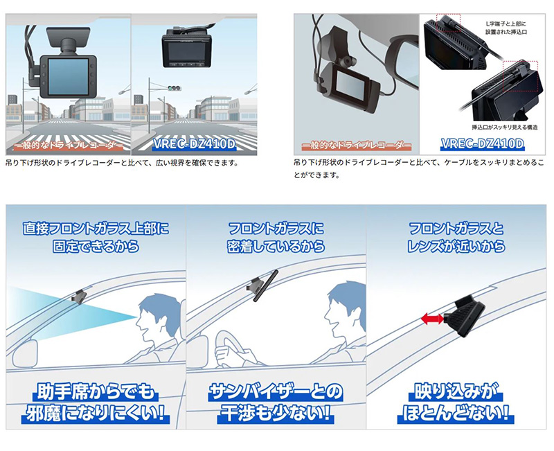 未使用品　カロッツェリアドライブレコーダーVREC-DZ410D 2台 楽天市場】VREC-DZ410D パイオニア ドライブレコーダーユニット