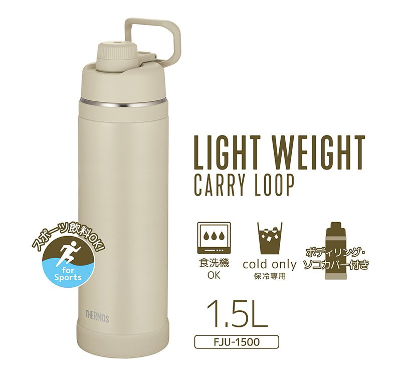 THERMOS（サーモス） FJU-1500 SND THERMOS 真空断熱スポーツボトル