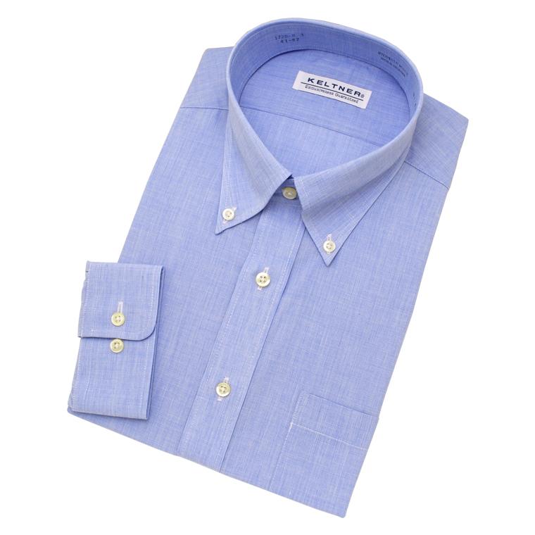 ワイシャツ メンズ 長袖 Yシャツ KELTNER 形態安定 ボタンダウン ブルー :1720-3:セルスコット - 通販 - Yahoo!ショッピング