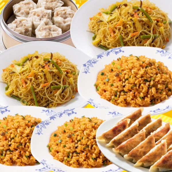 【ボーナスセレクションポイント30％還元！12日23時59分まで】父の日 冷凍食品 惣菜 餃子 /バーミヤン　キムチ炒飯満腹セット４種７袋/ギョーザ ぎょうざ