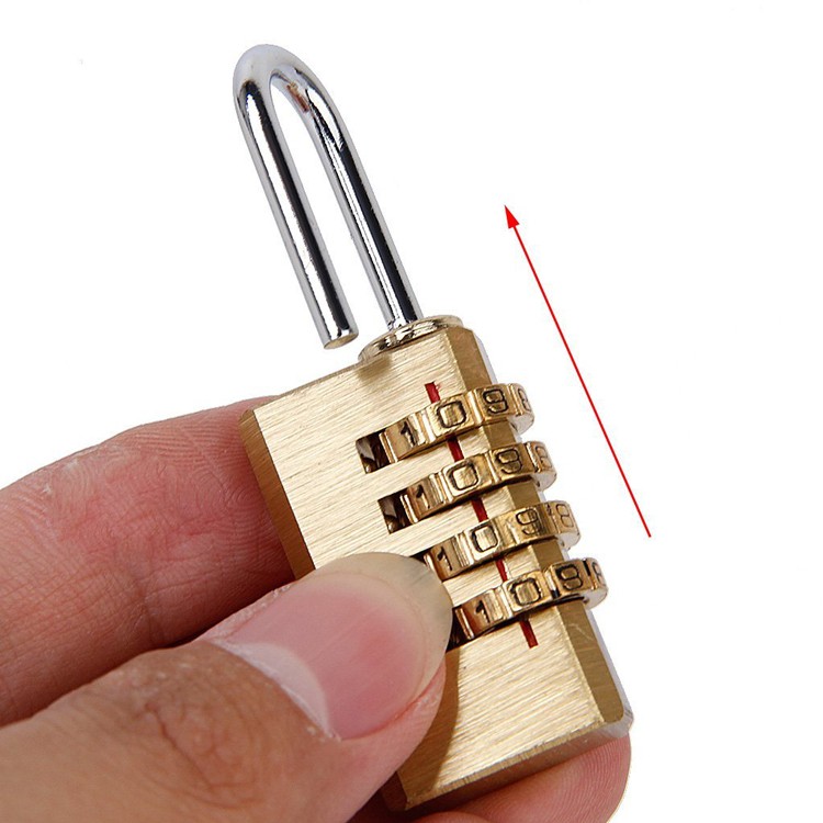 ダイヤル式南京錠 セキュリティ 4桁 旅行 ポスト かばん