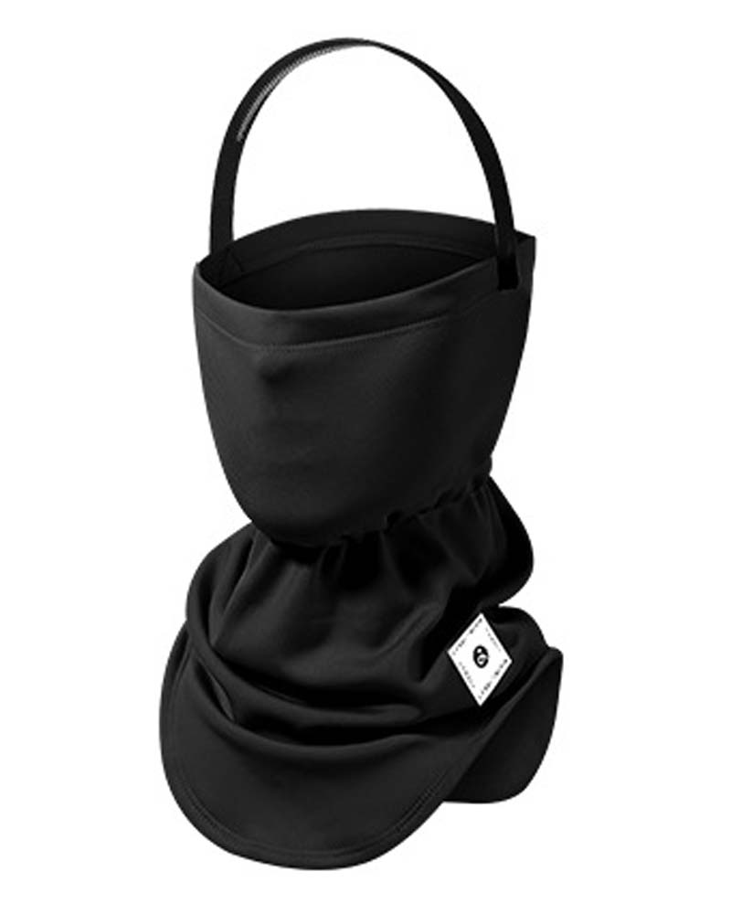 スキーネックカバー 固定ヘッドバンド付 ネックウォーマ スノボ